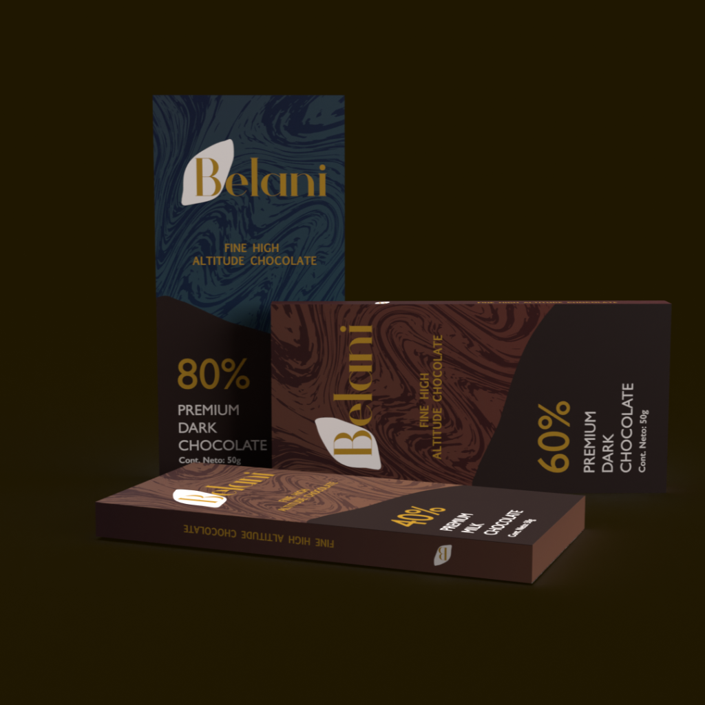 Box design for Belani Chocolates - Ecuador