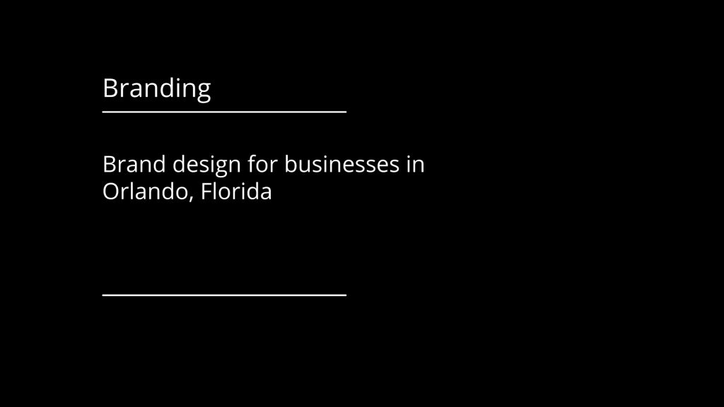 Brand design in Orlando